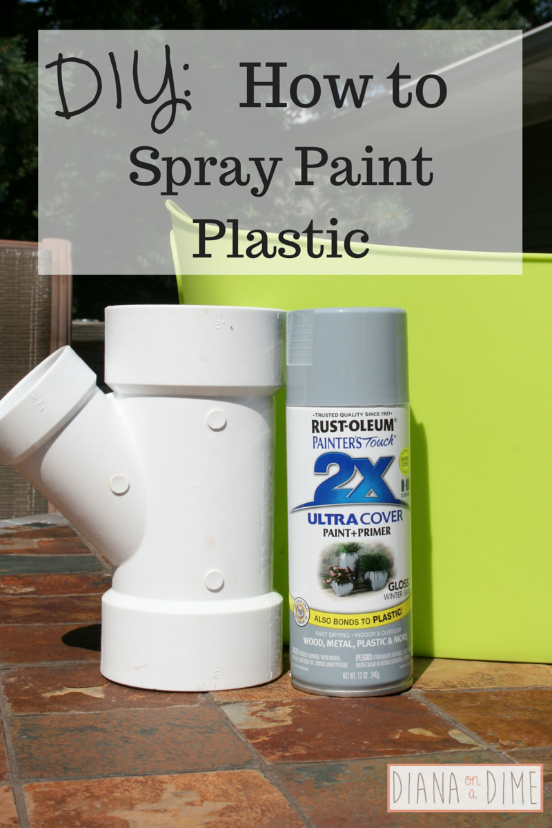 DIY: How to Spray Paint Plastic