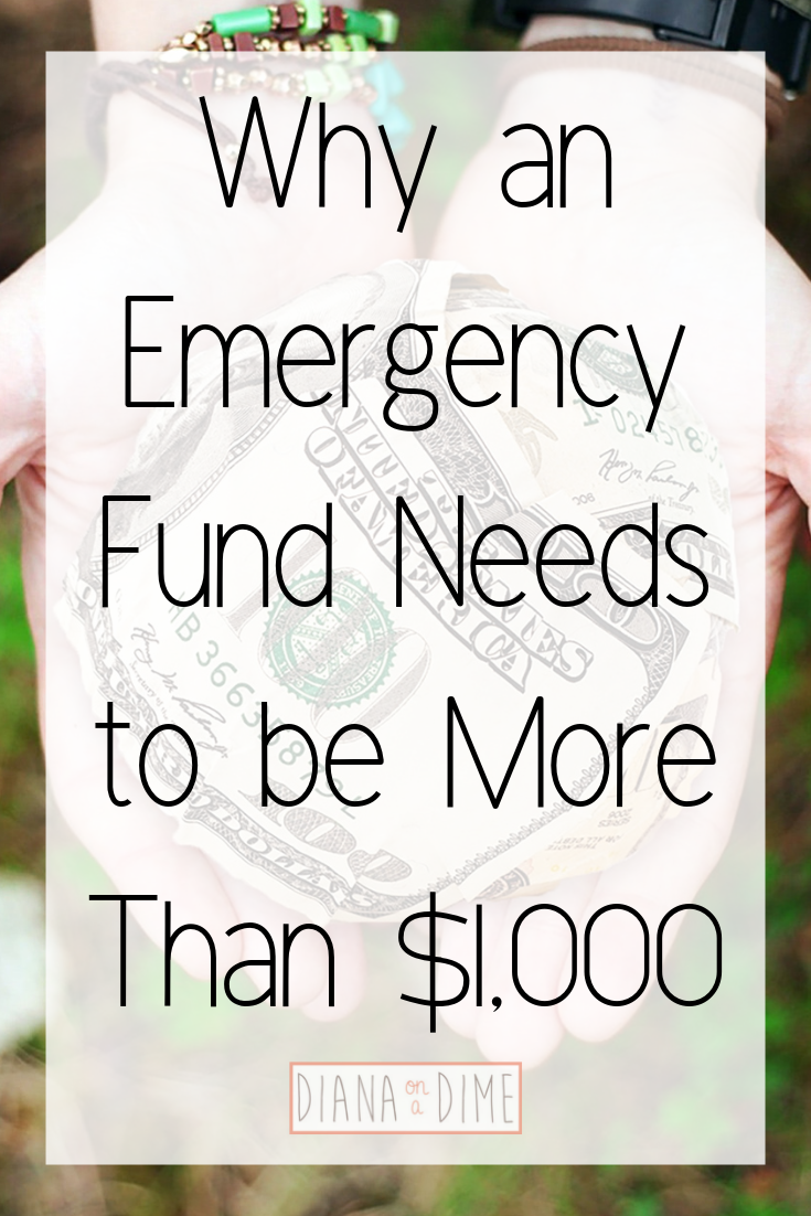 Why an Emergency Fund Needs to be More Than $1,000