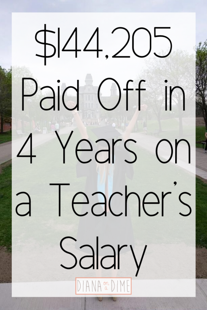 $144,205 Paid Off in 4 Years on a Teacher's Salary